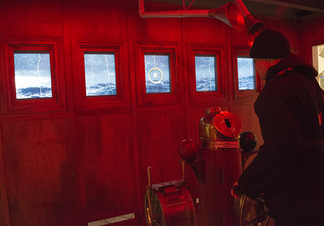 Naval Museum Wheelhouse Immersive AV Audio Visual Video